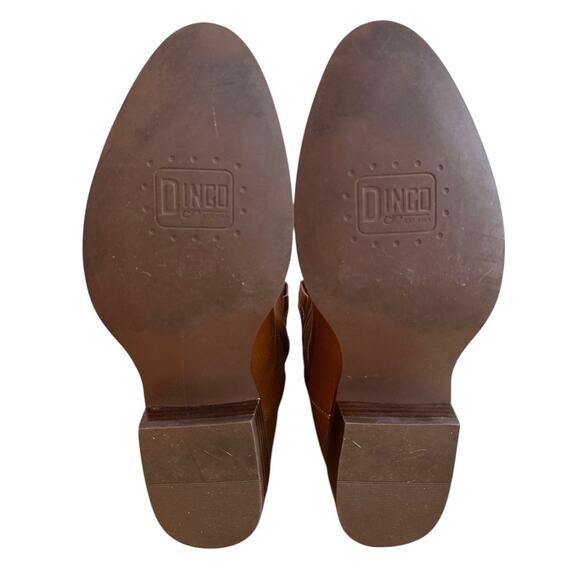 DINGO | New with Tags Men's Lefty Pull-on Western Boots in Camel Leather Sz 11D - Picture 3 of 12